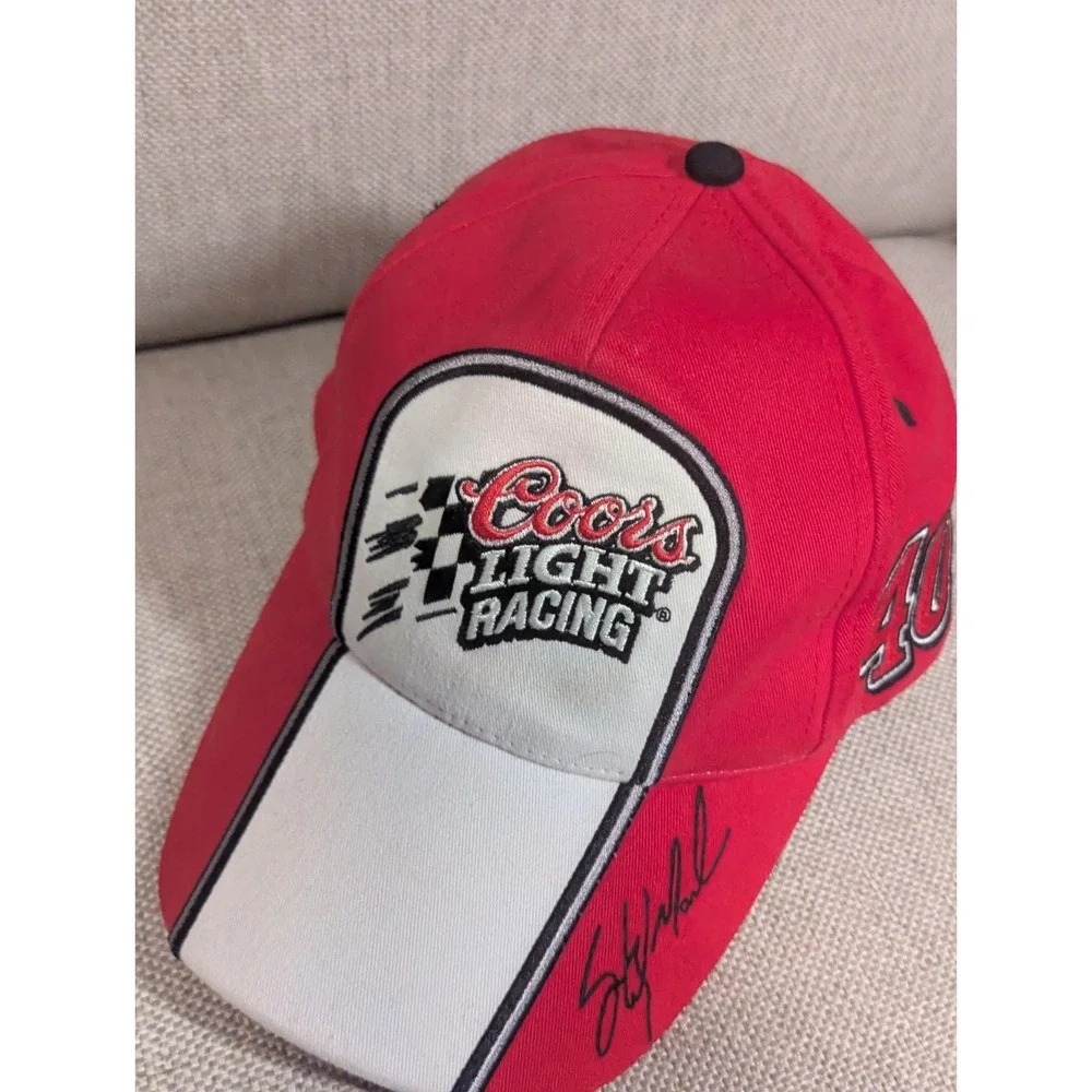 Coors Light NASCAR Red Hat Cap Sterling Martin #40 Chip Ganassi‎ Racing Chase